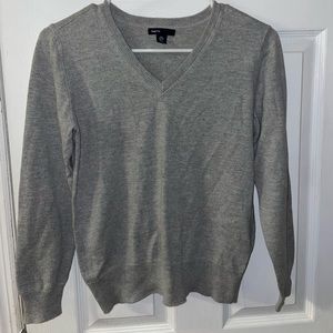 Gap kids V Neck Sweater - Grey